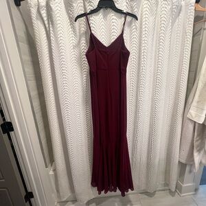 LULUS- Maroon Formal Dress